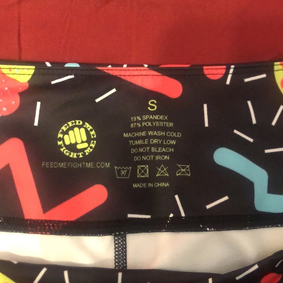 Feed me fight me shorts sz small - Picture 3 of 3